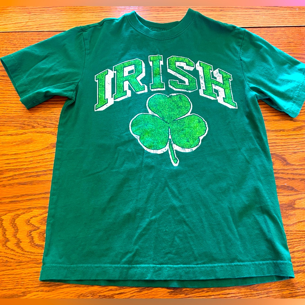Children’s Place Green “Irish” Kids T-Shirt
